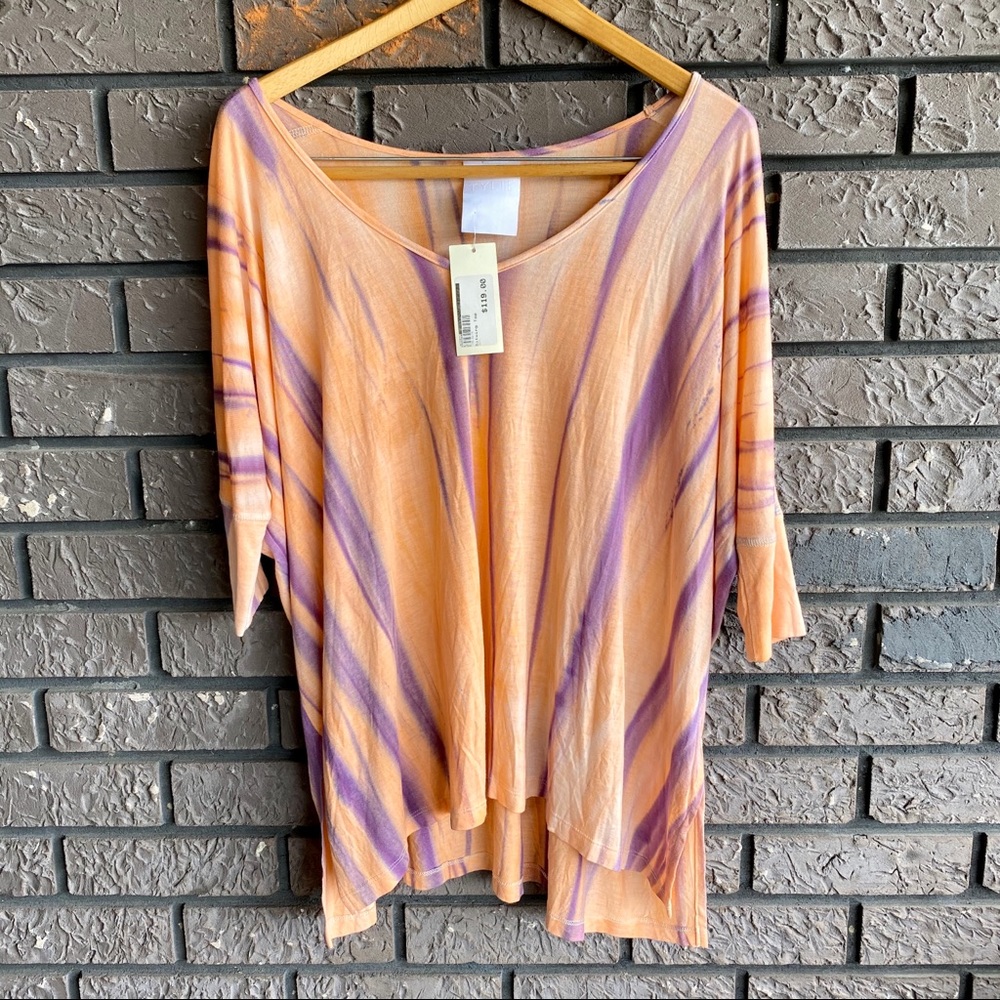 NWT $120 Tylie/Revolve Peach Top Sz Small